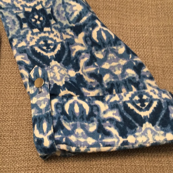 NWT CATHY DANIELS Popover Top 3/4 Sleeves - Picture 9 of 10